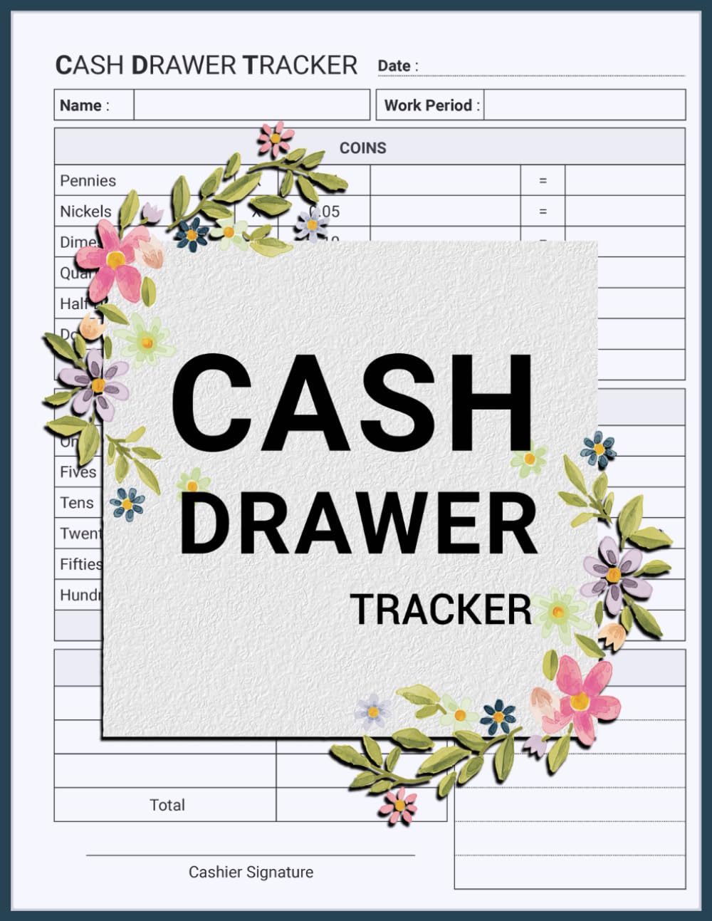 Cash Drawer Tracker: To Record and Keep Track of Your Total Cash baixar livro de graça