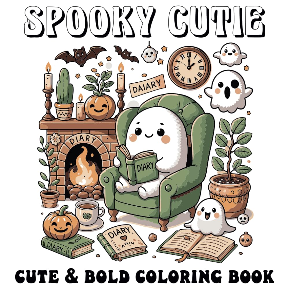 Spooky Cutie: Cute & Bold Coloring Book for Adults and Teens, Featuring Cute Creepy, Spooky Creatures For Stress Relief & Relaxation (Spooky Cutie Bold and Easy Coloring Books) (French Edition) baixar livro de graça