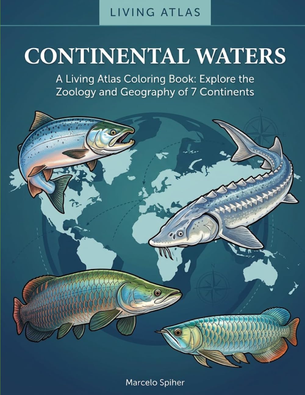 capítulo por capítulo baixar Continental Waters: A Living Atlas Coloring Book: Explore the Zoology and Geography of 7 Continents
