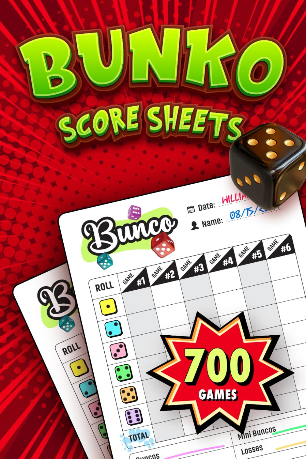 Bunko Score Sheets: 124 Score Pads For Scorekeeping Great Dice Game Gift Idea For Friends & family baixar o livro de graça