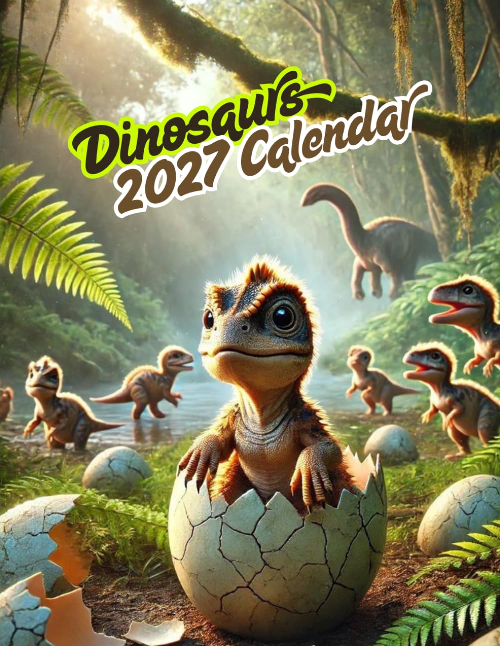 Dinosaurs 2027 calenda r: Amazing Dinosaur Illustrations | September 2026 – December 2027 baixar livro de graça