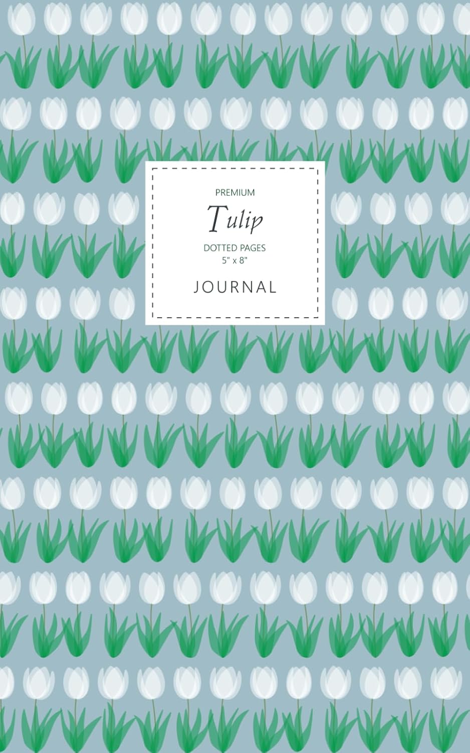 Tulip Journal - Dotted Pages - 5x8 - Premium: (White Edition) Flower Journal 96 dot grid pages (5x8 inches / 12.7x20.3cm / Junior Legal Pad/Nearly A5) baixar livro de graça