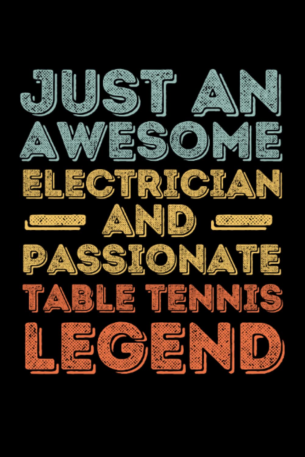 capítulo por capítulo baixar Electrician Table Tennis legend retro: 6"x9", Notes, Notebook, Journal, Diary, 120 Pages lined, Paperback Cover