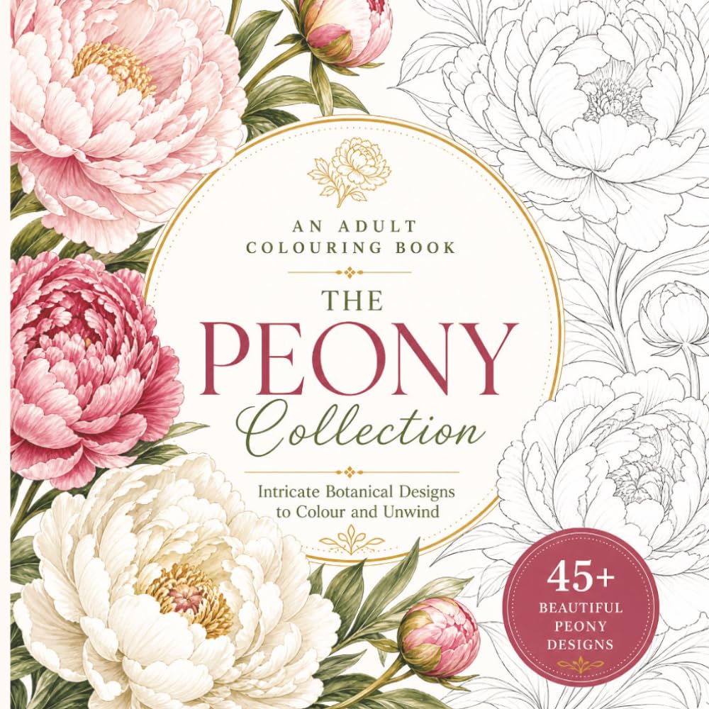 capítulo por capítulo baixar The Peony Collection: Intricate Botanical Designs to Colour and Unwind