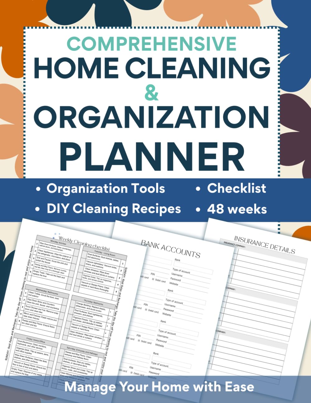 Comprehensive Home Cleaning & Organization Planner: Manage Your Home with Ease baixar o livro de graça