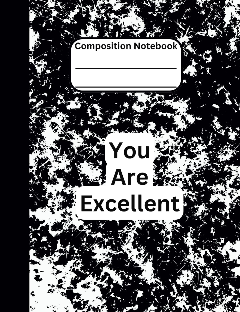 capítulo por capítulo baixar Black Composition Notebook College Ruled: 9.75x7.5 Size, Glossy Cover, 110 Pages, Version 2E