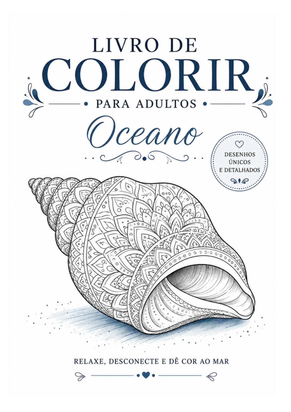 Livro de colorir para adultos - Mandalas do oceano (Portuguese Edition) baixar o livro de graça