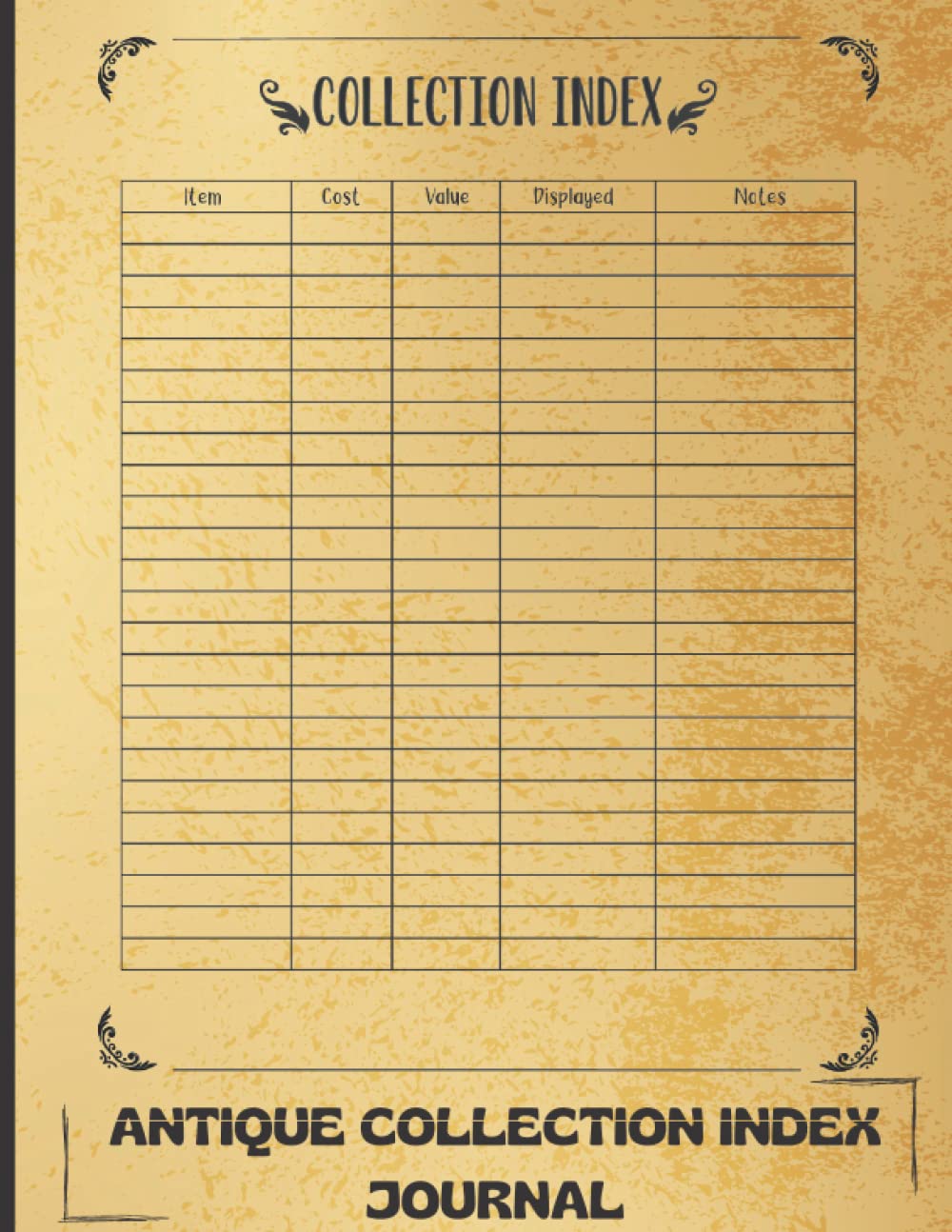 Antique Collection Journal: Track and Organized Antique and collections all in one place baixar o livro de graça