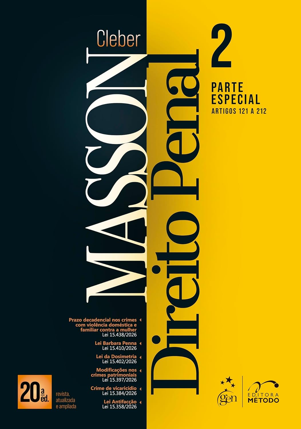 Direito Penal - Parte Especial (arts. 121 a 212) - Vol. 2 - 20ª Edição 2026 baixar o livro de graça