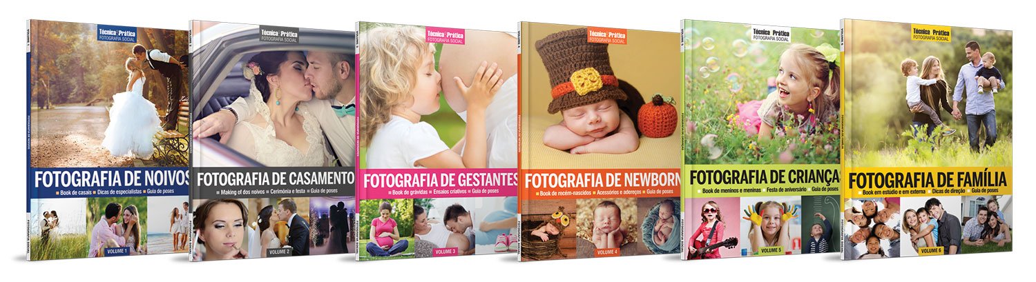 Fotografia Social - Coleção Técnica&Prática. Caixa com 6 Volumes