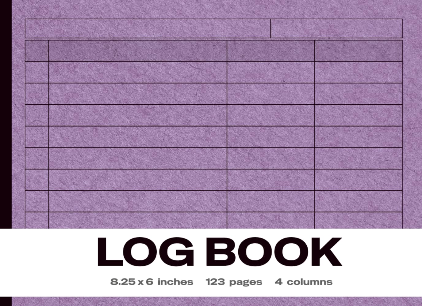 Log Book: On-The-Go Productivity Companion: Structured 4-Column Record Book for Clear Documentation | 123 Pages | 8.25x6" baixar livro de graça