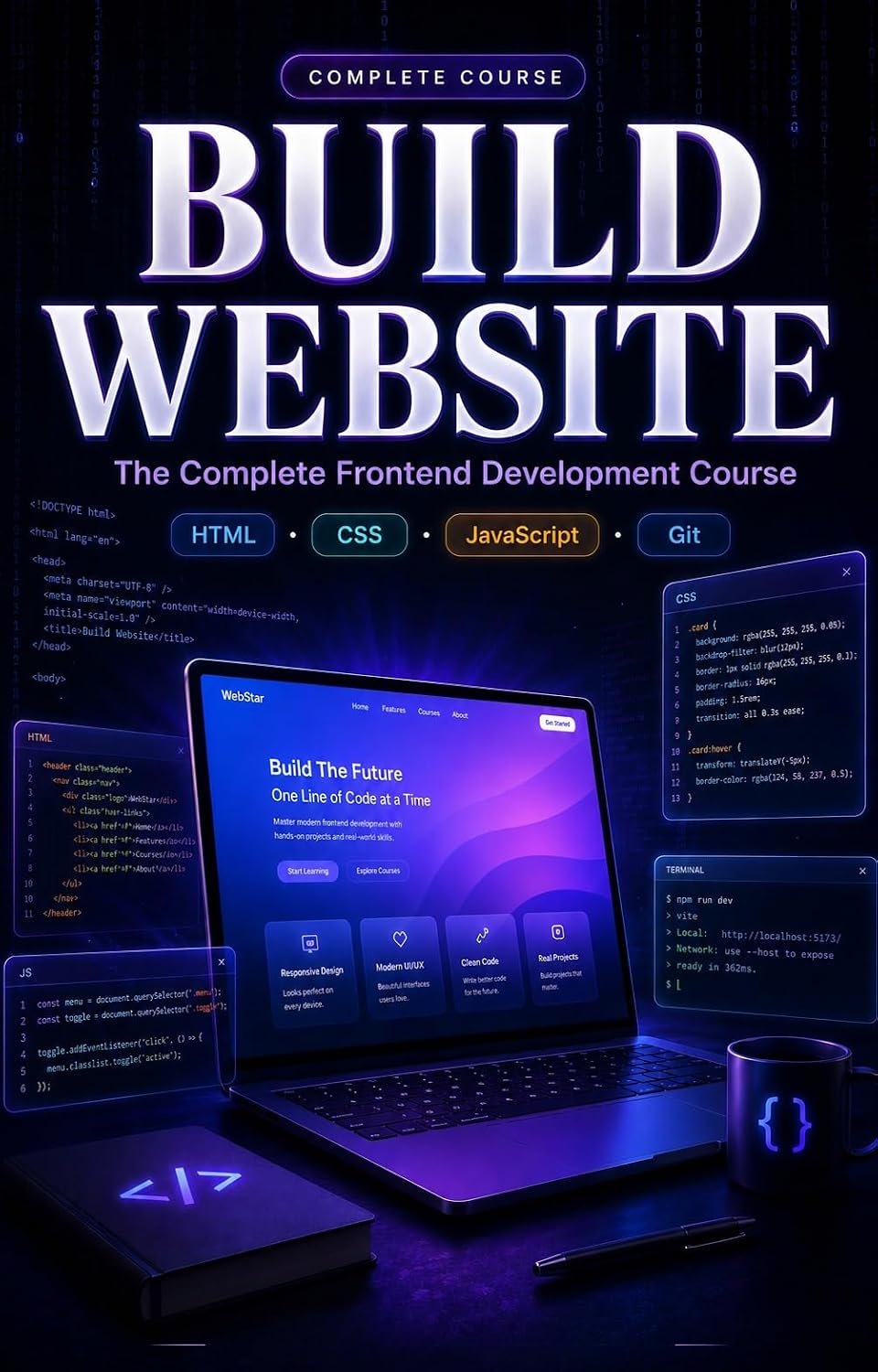 capítulo por capítulo baixar The Frontend Playbook: Learn HTML, CSS, JavaScript and Build Real Websites from Scratch — A Complete Beginner to Job-Ready Frontend Development Course (English Edition)