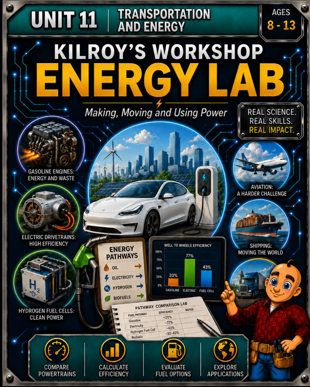 Shop in a Box: Energy Lab: Unit 11: Transportation and Energy: Ages 8-13 baixar o livro de graça