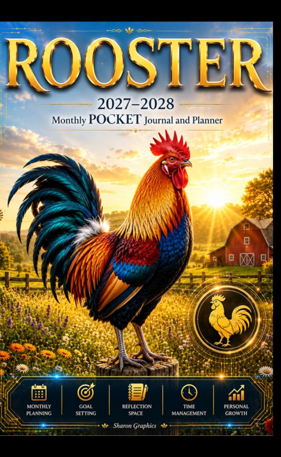 ler totalmente Rooster: Daily, Weekly & Monthly Pocket Journal and Planner