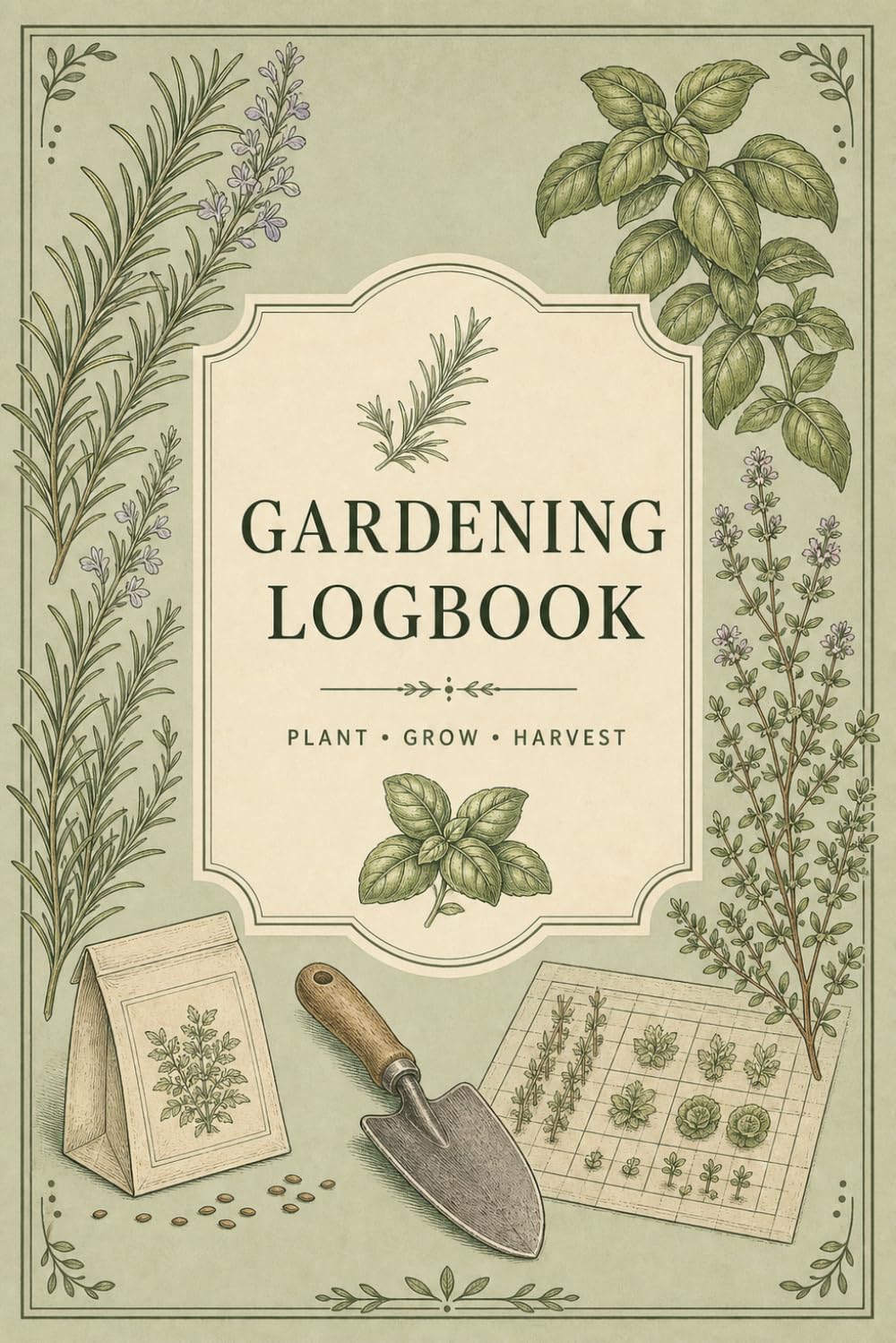 Gardening Logbook: A Plant-to-Harvest Indoor Herb Growing Workbook for Recording Varieties, Containers, Light, Watering, Care, Problems and Harvest Results baixar livro de graça
