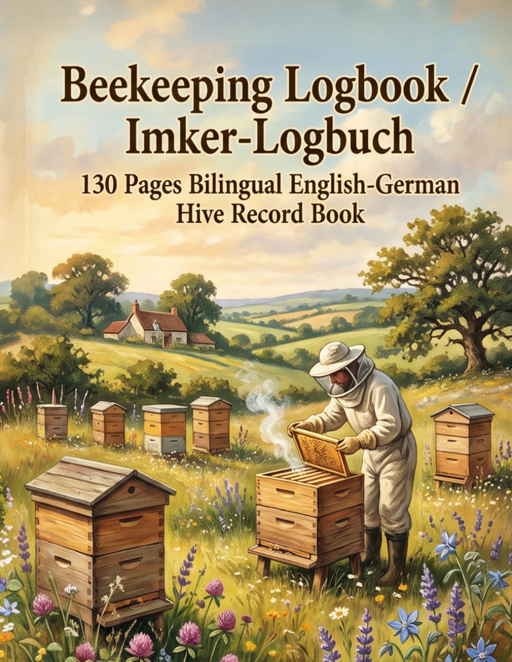 capítulo por capítulo baixar Beekeeping Logbook / Imker-Logbuch / bienenstockbuch bestandsbuch: Bilingual English-German Hive Record Book for Beekeepers | Countryside Edition with... Fütterung, Honigernte and Hive Notes
