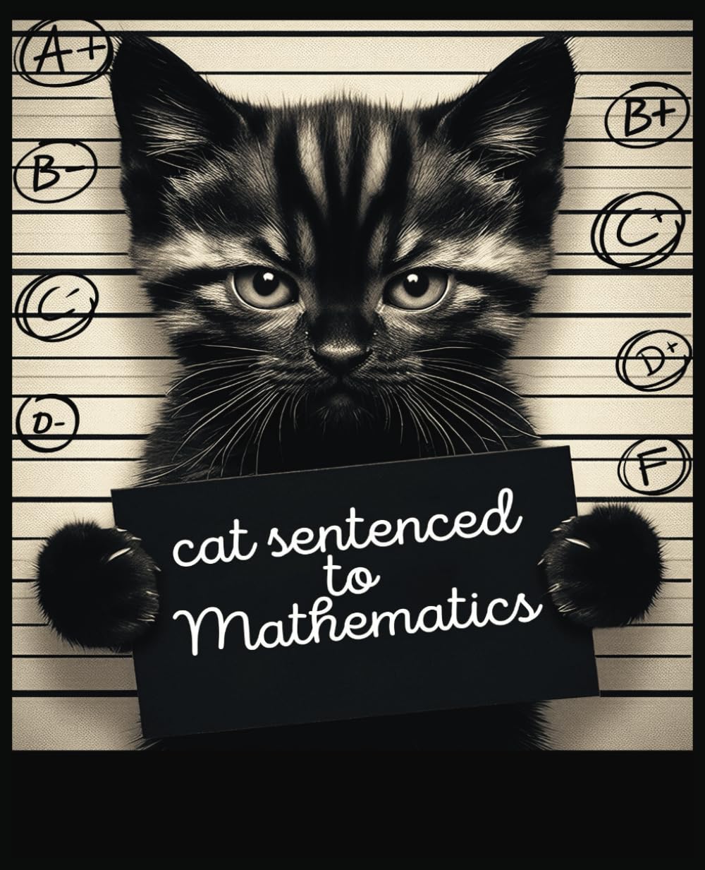 ler totalmente Cat condemned to metematics: Mathematics notebook with a cat sentenced to mathematics. perfect notebook for taking notes. black cat