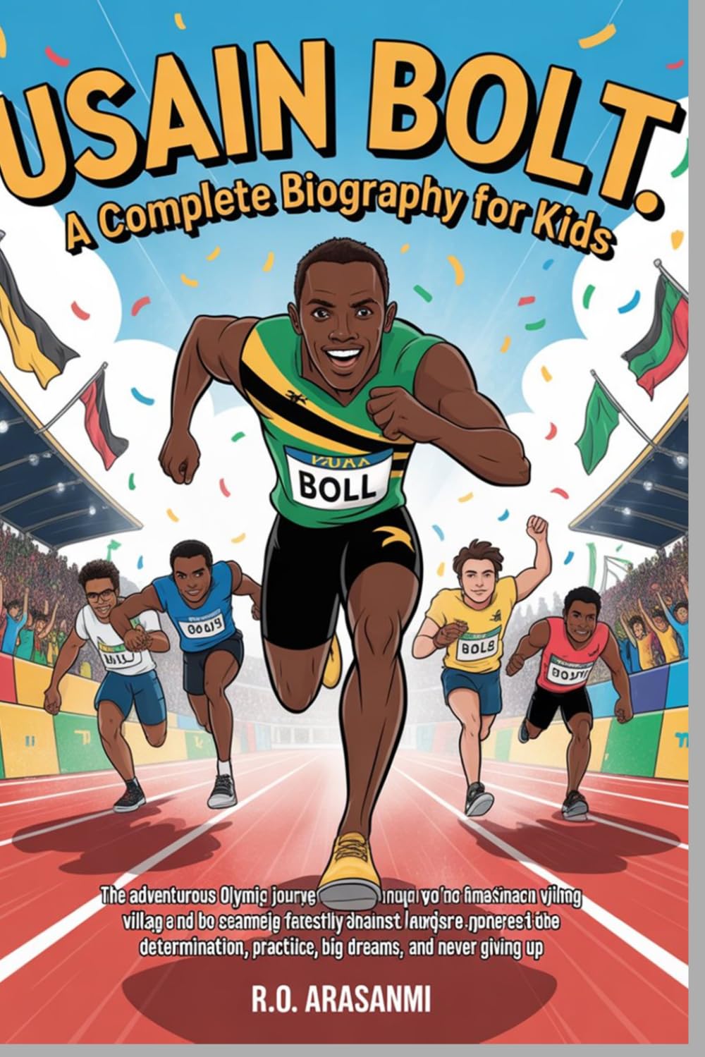 capítulo por capítulo baixar Usain Bolt: A Complete Biography for Kids: A Young Boy from a Small Jamaican Village Who Became the Fastest Man Alive Through Determination, Practice, Big Dreams, and Never Giving Up