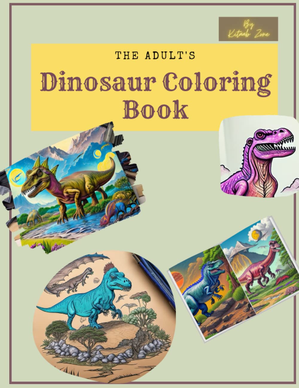 ler totalmente The Adult's Dinosaur Coloring Book