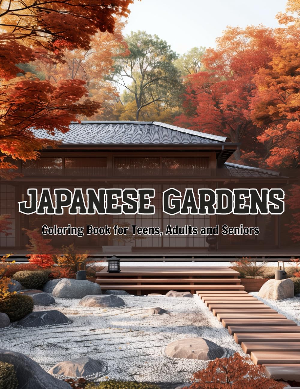 ler totalmente Japanese Zen Gardens – A Peaceful Coloring Book for Teens, Adults and Seniors