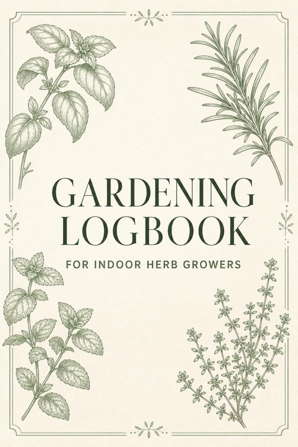 capítulo por capítulo baixar Gardening Logbook: An Indoor Herb Garden Journal for Tracking Containers, Grow Lights, Watering, Feeding, Plant Care, Problems, Growth and Kitchen Harvests