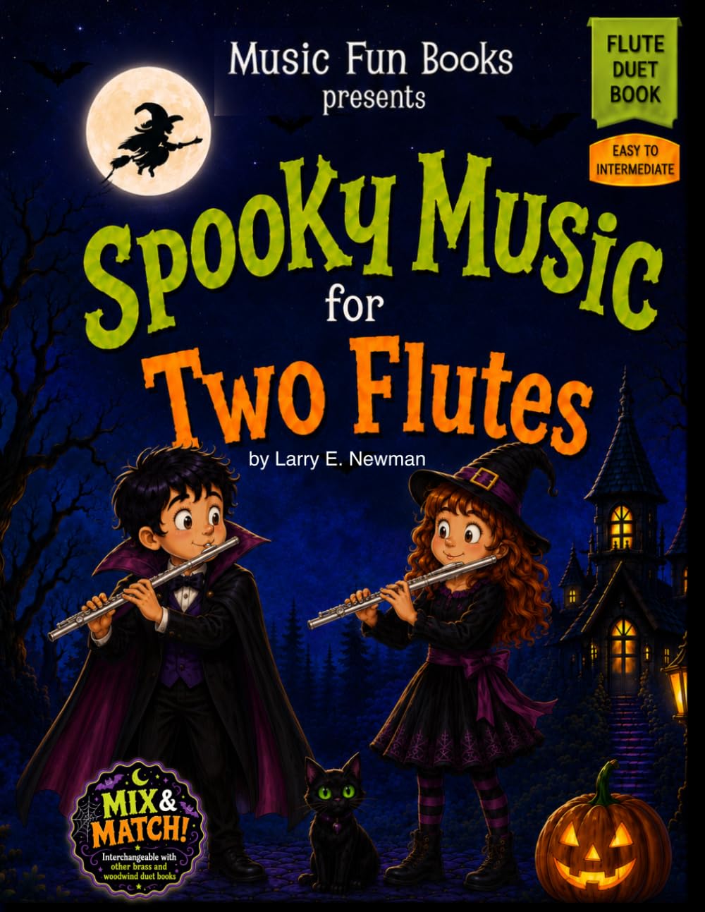 capítulo por capítulo baixar Spooky Music for Two Flutes: Easy Halloween Flute Duets for Kids, Students, Lessons, Recitals, and School Concerts (Spooky Music for Woodwind and Brass Duets)