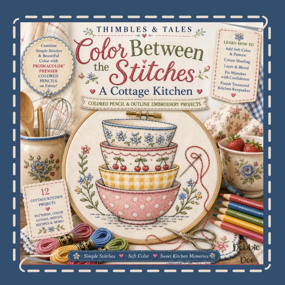 capítulo por capítulo baixar Thimbles & Tales: Color Between the Stitches — A Cottage Kitchen