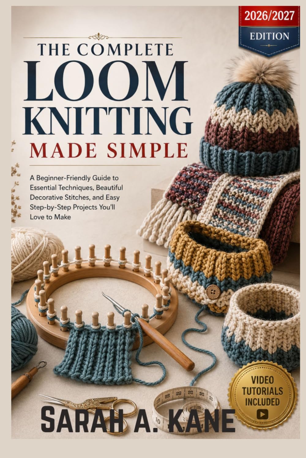 The Complete Loom Knitting Made Simple: A Beginner-Friendly Guide to Essential Techniques, Beautiful Decorative Stitches, and Easy Step-by-Step Projects You’ll Love to Make baixar o livro de graça