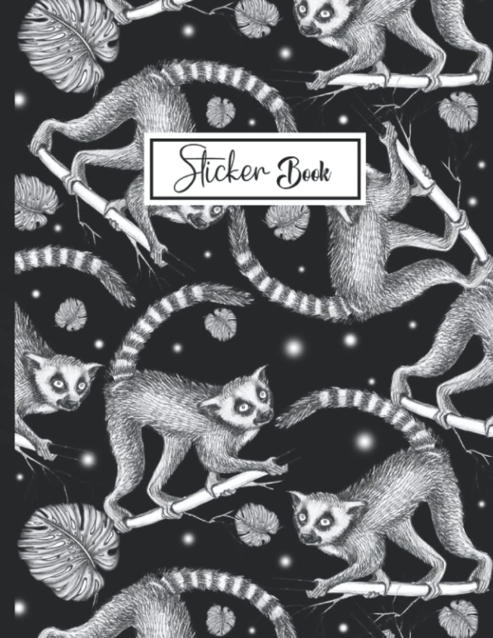 Sticker Book: Blank Sticker Collection Book for Girls with Lemurs. baixar o livro de graça