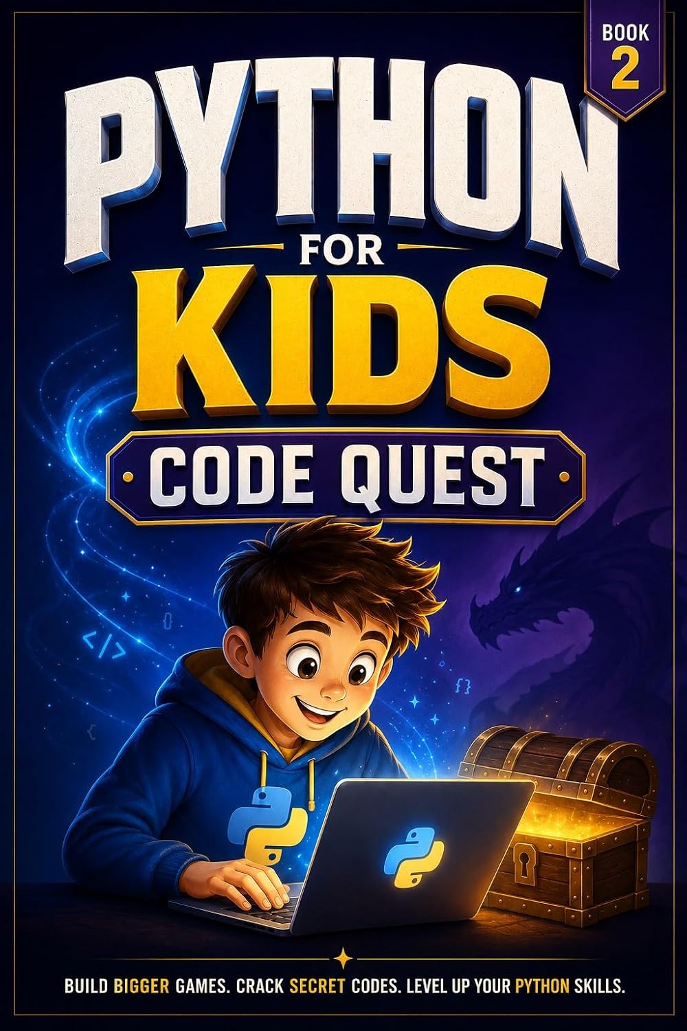 ler totalmente Python for Kids, Book 2: Code Quest: Build Bigger Games, Crack Secret Codes, and Level Up Your Python Skills (Code Quest Academy) (English Edition)