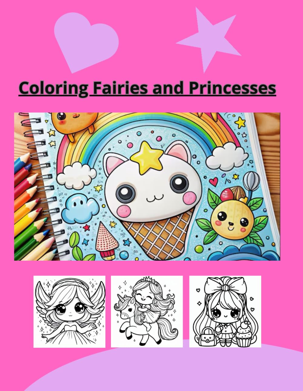 Coloring Fairies and Princesses baixar o livro de graça