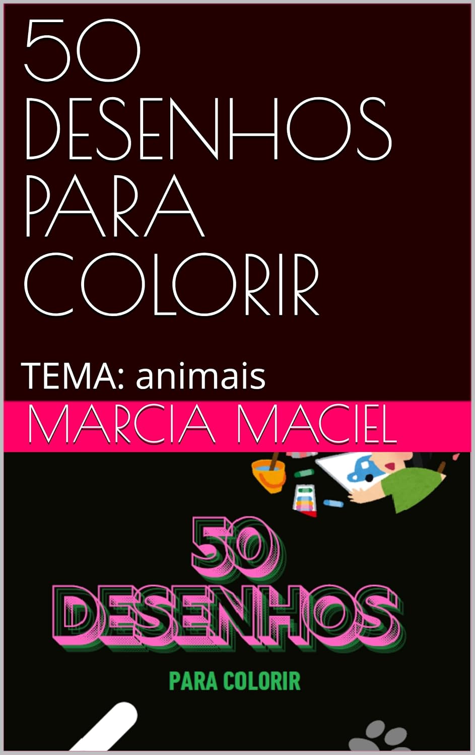 50 DESENHOS PARA COLORIR: TEMA: animais baixar livro de graça