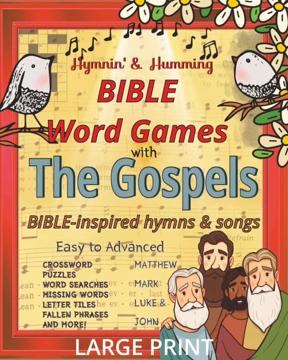 ler totalmente Hymnin' & Humming with Gospel Games: Sing HYMNS through the GOSPELS while playing FUN word games- crossword, scrambled, mixed-verse, coded messages,... and more... (Hymnin' & Humming the Bible)