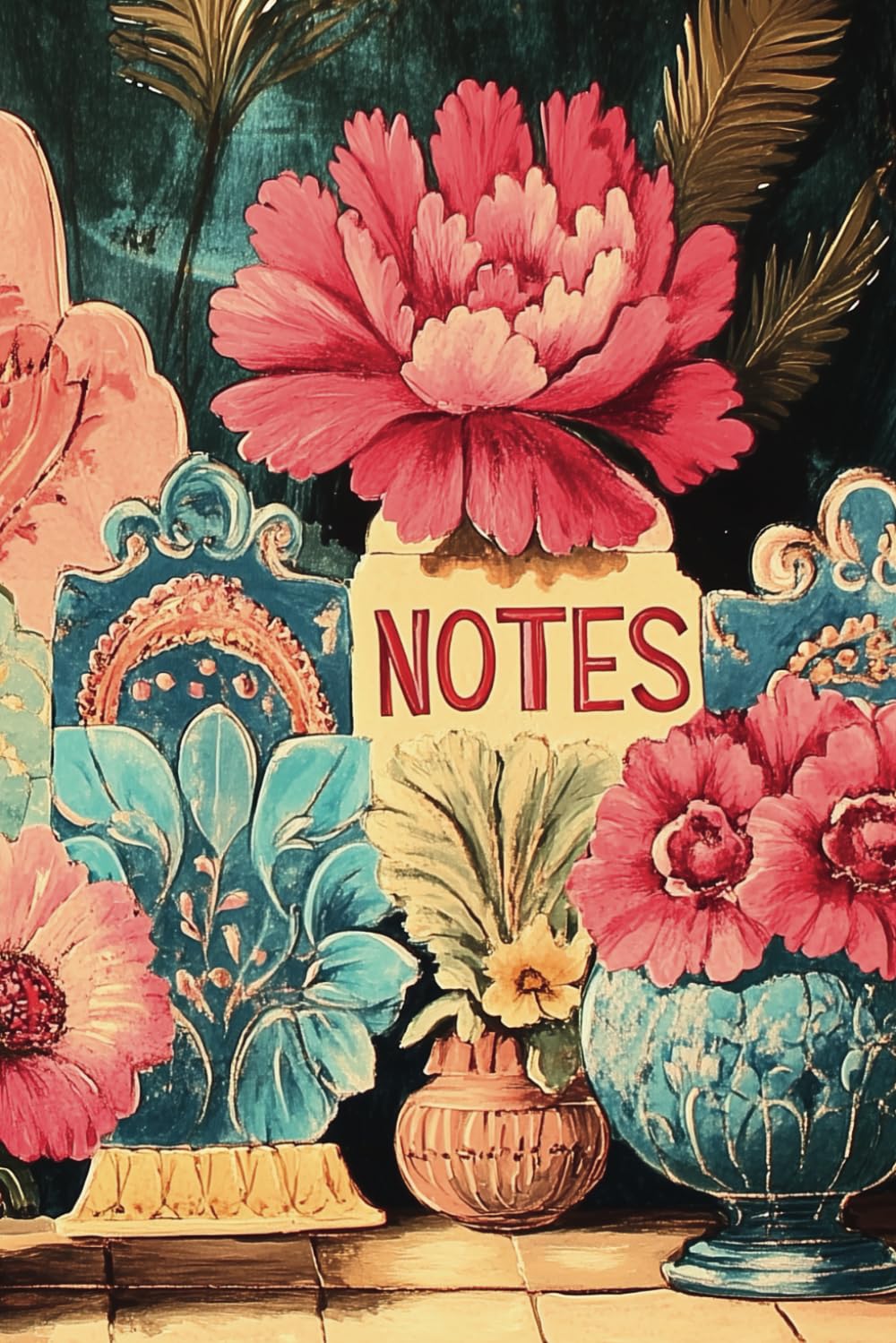 Notes: Lined Notebook with Mosaic Tile Design, 6x9, Ruled, 120 Premium Pages | Margin Masters Mosaic Series #102 baixar o livro de graça