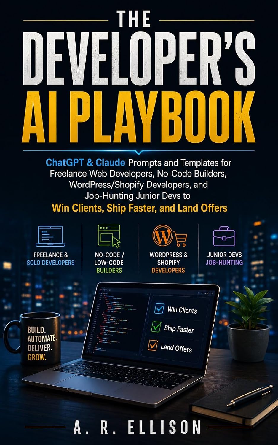 The Developer's AI Playbook: ChatGPT & Claude Prompts and Templates for Freelance Web Developers, No-Code Builders, WordPress/Shopify Developers, and Job-Hunting... (Work Smarter With AI) (English Edition) baixar o livro de graça