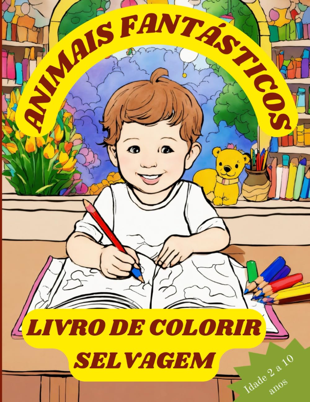 Animais Fantásticos: Livro de Colorir Selvagem (Portuguese Edition) baixar o livro de graça