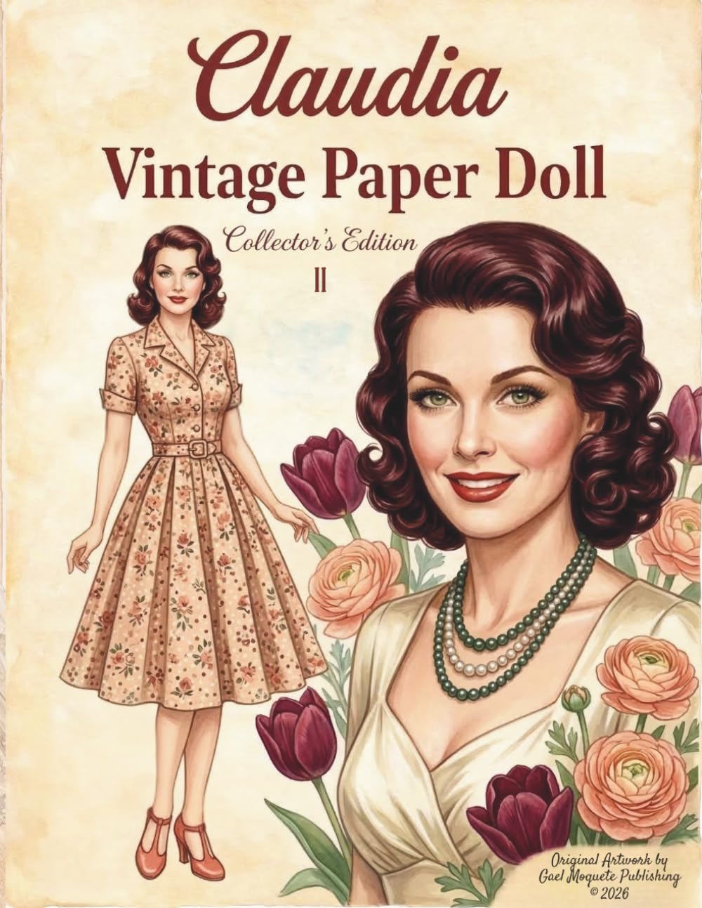ler totalmente Claudia Vintage Paper Doll: Collector’s Edition 2 | Cut and Dress 1950s Fashion Paper Dolls with 36+ Vintage Outfits