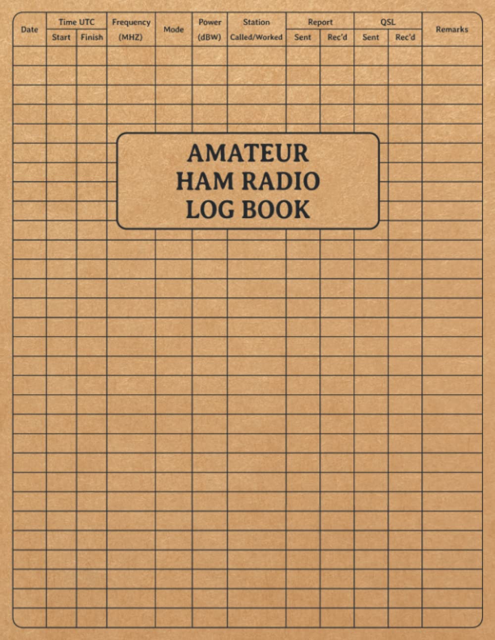 ler totalmente Amateur Ham Radio Log Book: for Amateur Radio Operators to Track All Communications