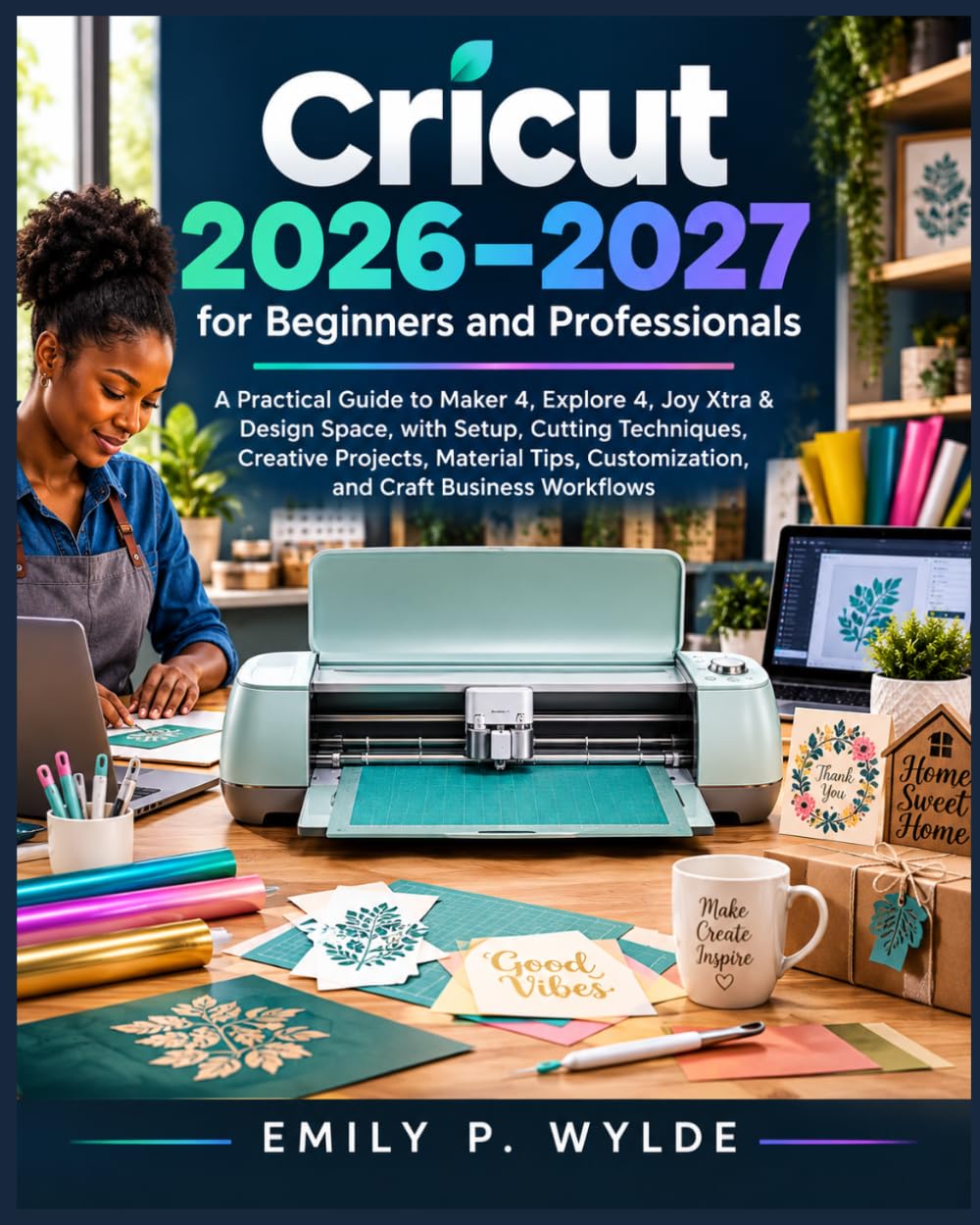 Cricut 2026–2027 for Beginners and Professionals: A Practical Guide to Maker 4, Explore 4, Joy Xtra & Design Space, with Setup, Cutting Techniques,... Customization, and Craft Business Workflows baixar livro de graça