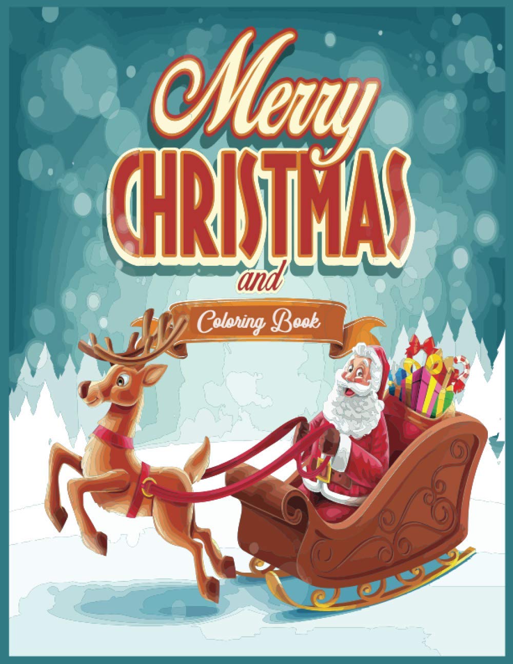 ler totalmente Merry christmas and coloring book: An adult merry christmas coloring book with christmas elements, Santas and christmas trees for relaxation