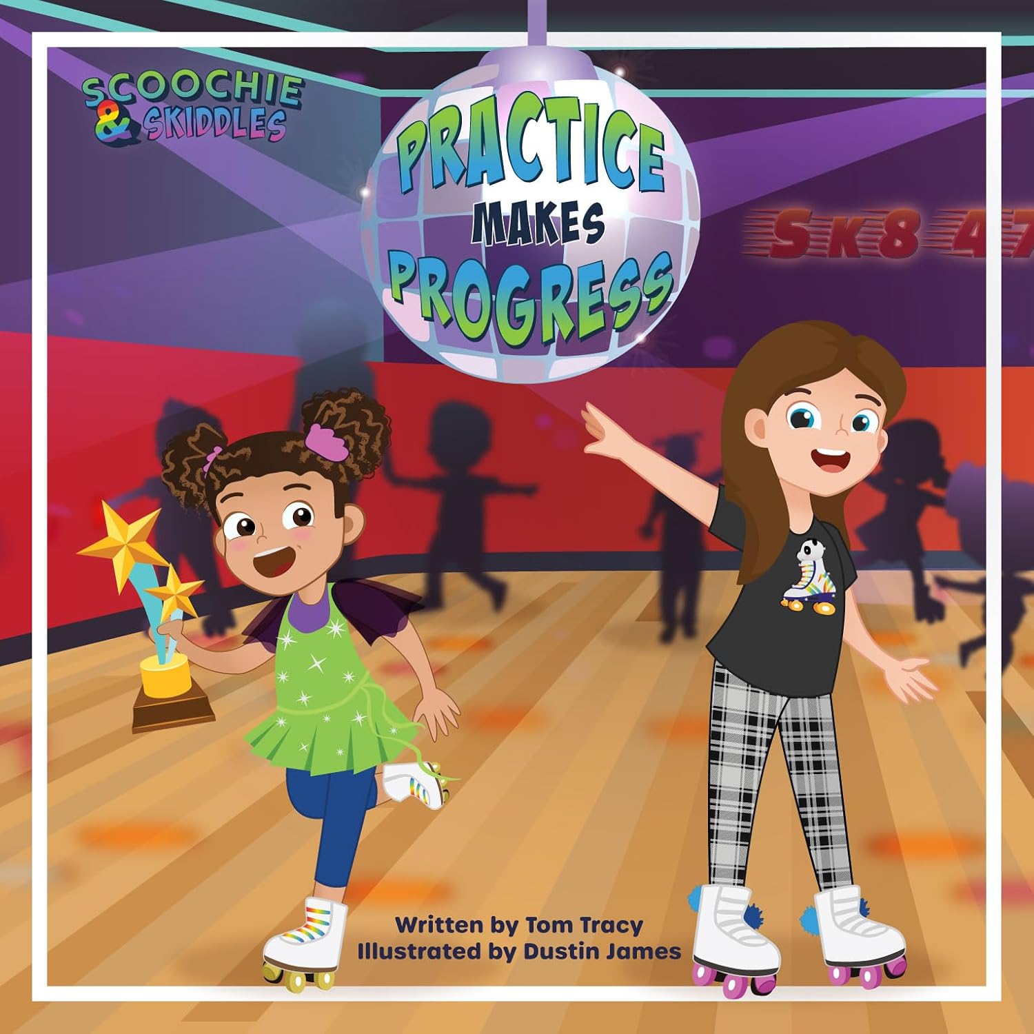 Practice Makes Progress - An LGBT Family Friendly Kids Book about Building Self Confidence through Roller Skating (Scoochie & Skiddles) (English Edition) baixar livro de graça