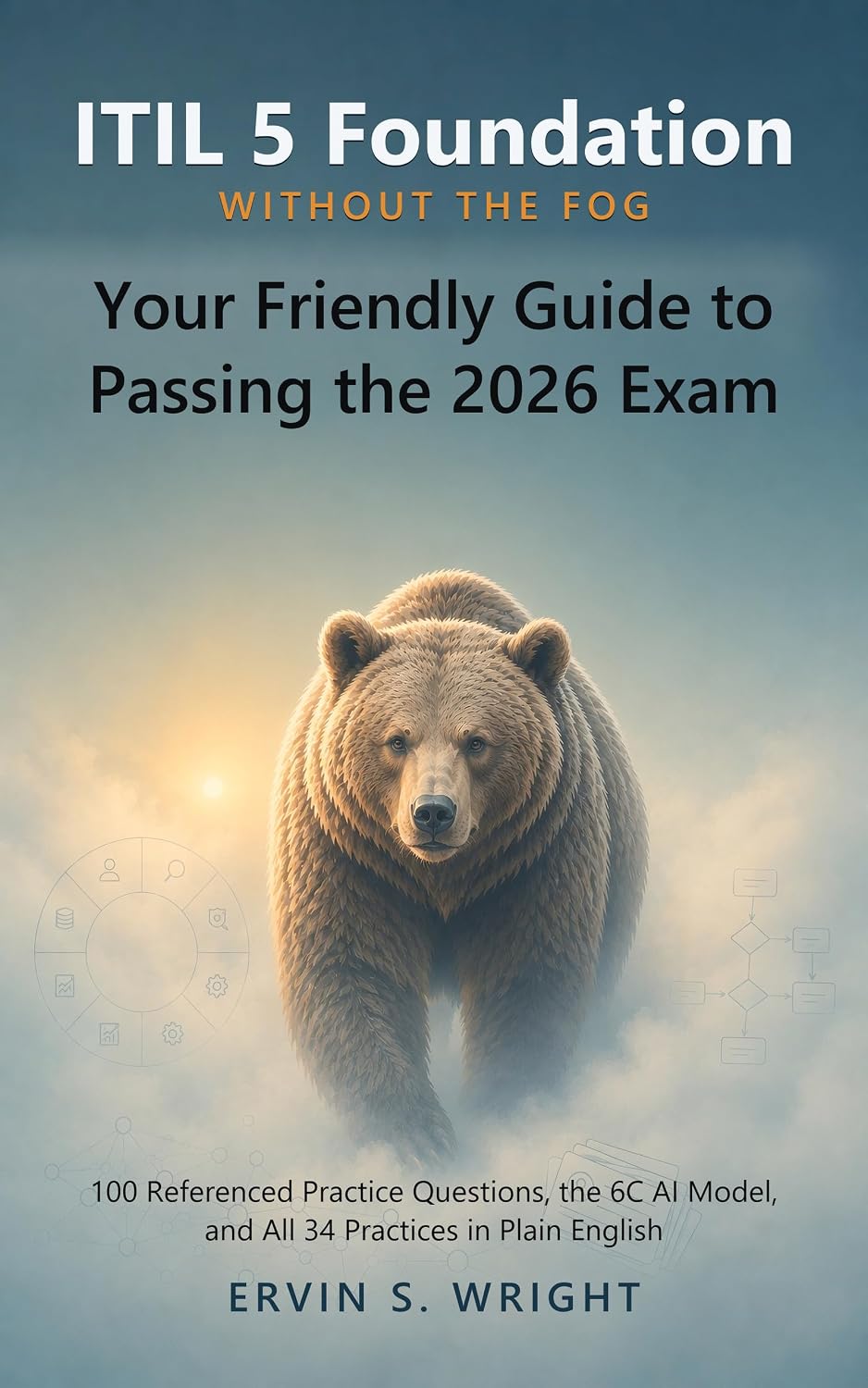ler totalmente ITIL 5 Foundation Without the Fog: Your Friendly Guide to Passing the 2026 Exam - 100 Referenced Practice Questions, the 6C AI Model, and All 34 Practices in Plain English (English Edition)