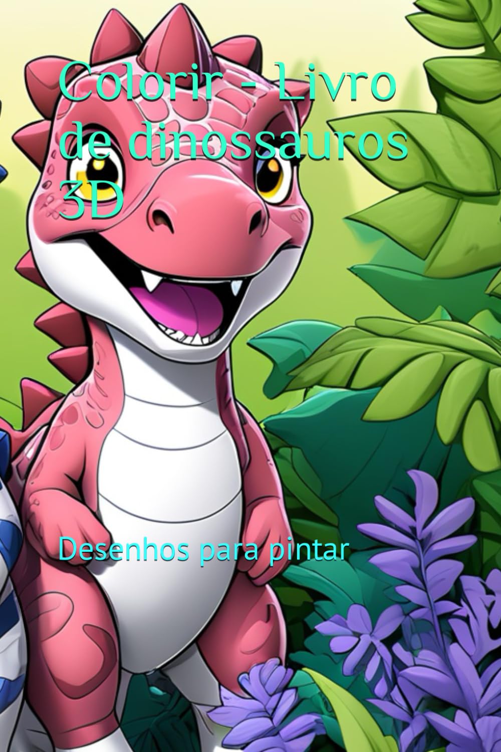 ler totalmente Colorir - Livro de dinossauros 3D: Desenhos para pintar (Portuguese Edition)