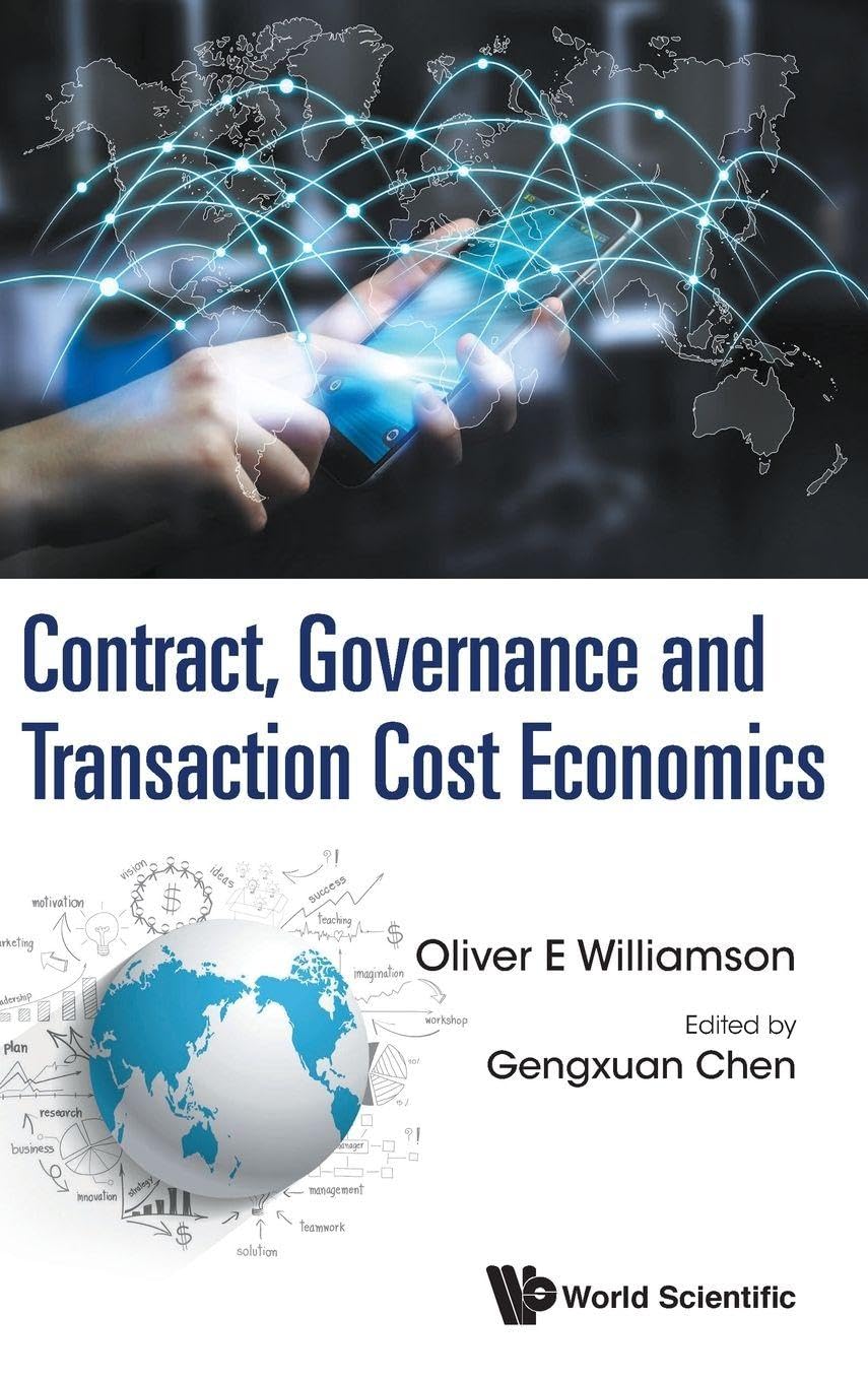 ler totalmente Contract, Governance and Transaction Cost Economics