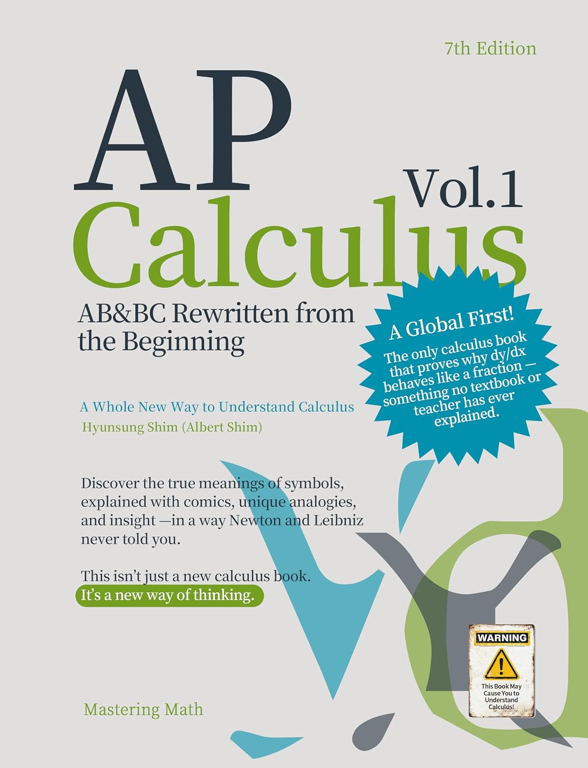 ler totalmente AP Calculus Vol1: AP Calculus AB&BC Rewritten from the Beginning (English Edition)