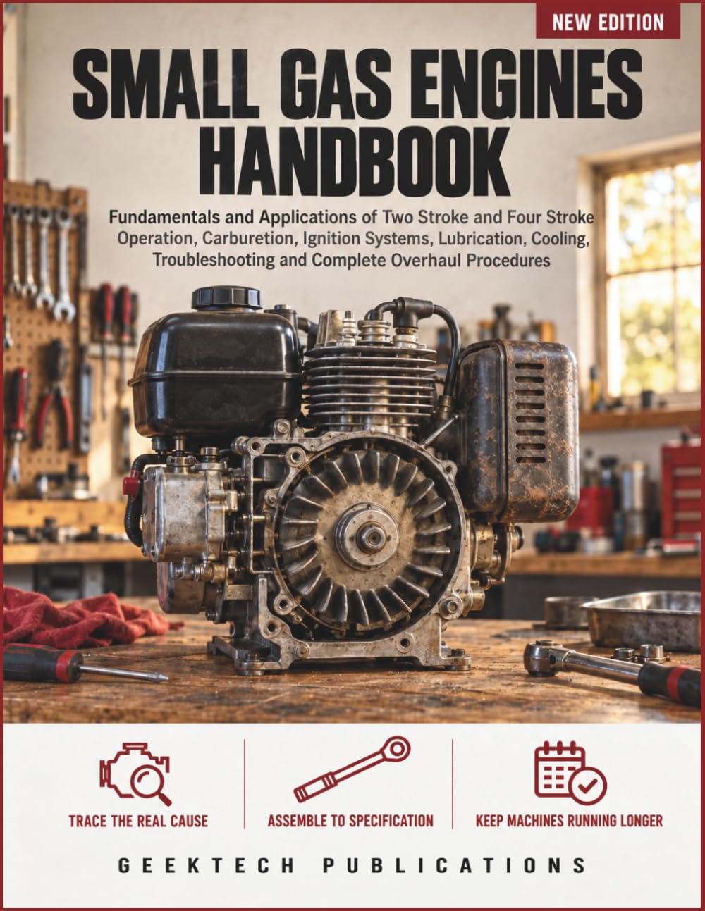 capítulo por capítulo baixar Small Gas Engines Handbook: Fundamentals and Applications of Two Stroke and Four Stroke Operation, Carburetion, Ignition Systems, Lubrication, Cooling, Troubleshooting and Complete Overhaul Procedures
