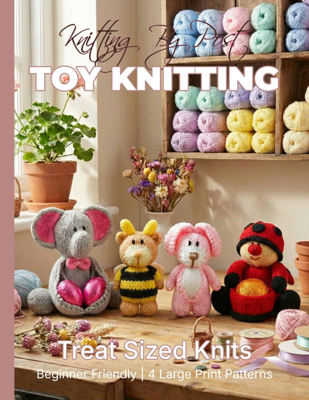 capítulo por capítulo baixar Knitting by Post: Treat Sized Knits Pattern Book – 4 Easy-to-Follow Large Print Toy Designs