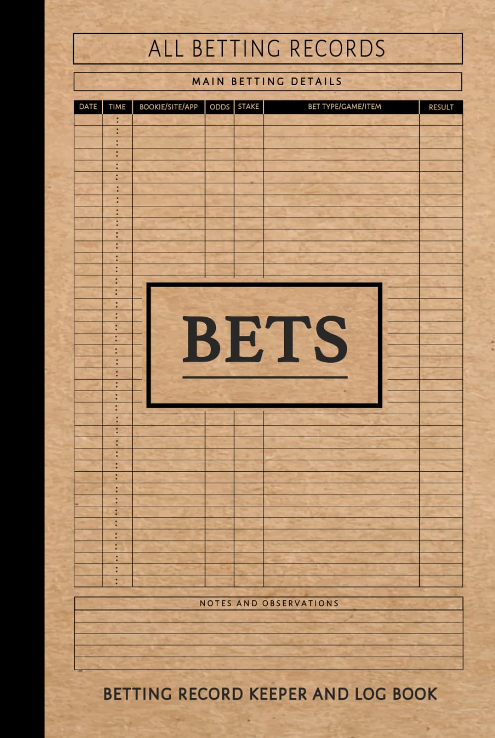 Betting Record Keeper and Log Book: All Purpose Bets Journal. Track and Note All Sports & Games Bets. Ideal for Sports Betters, Bookies, and Gambling Enthusiasts baixar livro de graça