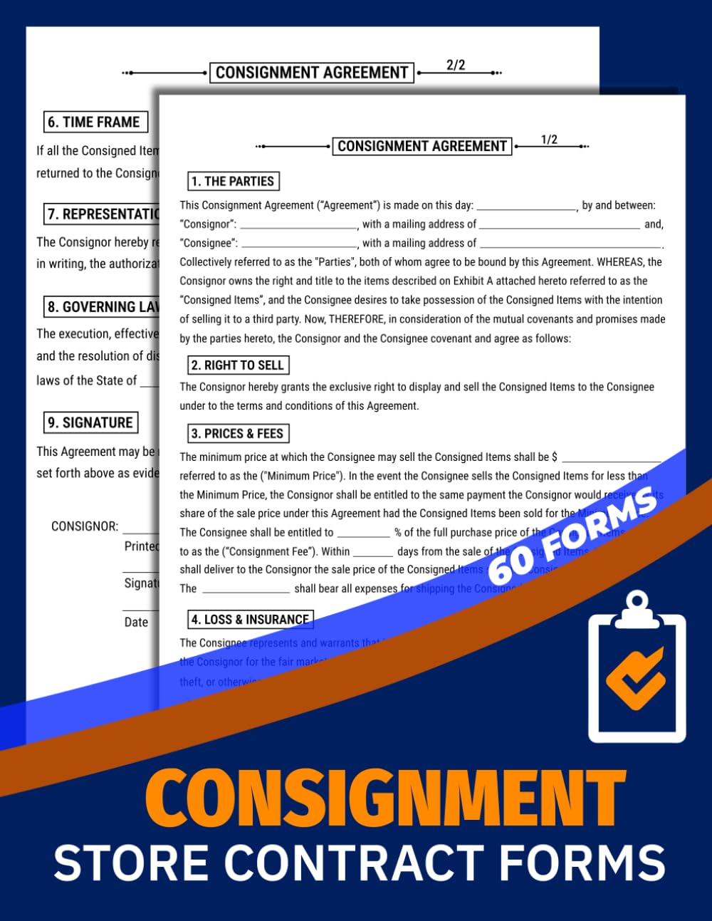 capítulo por capítulo baixar Consignment Store Contract Forms: Consignor Consignee Agreement Logbook for Resellers & Retailers | 60 Forms, 120 Two-Sided Pages