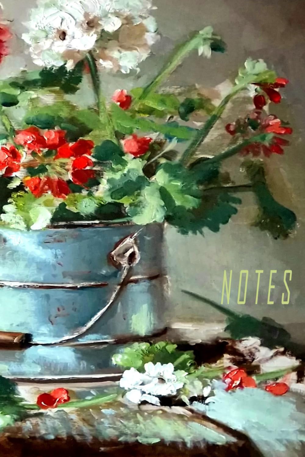 ler totalmente Artistic Notes Collection #2 – Geraniums | Luxury 6x9 Notebook with 300 pages: The No.1 Edition in the Artistic Notes Series – Premium Quality Notebook with Original Oil Painting Cover